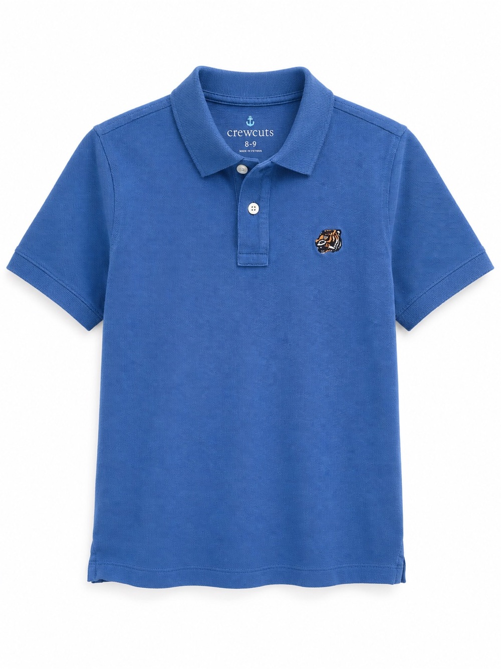 crewcuts Short Sleeve Polo Shirt, blue